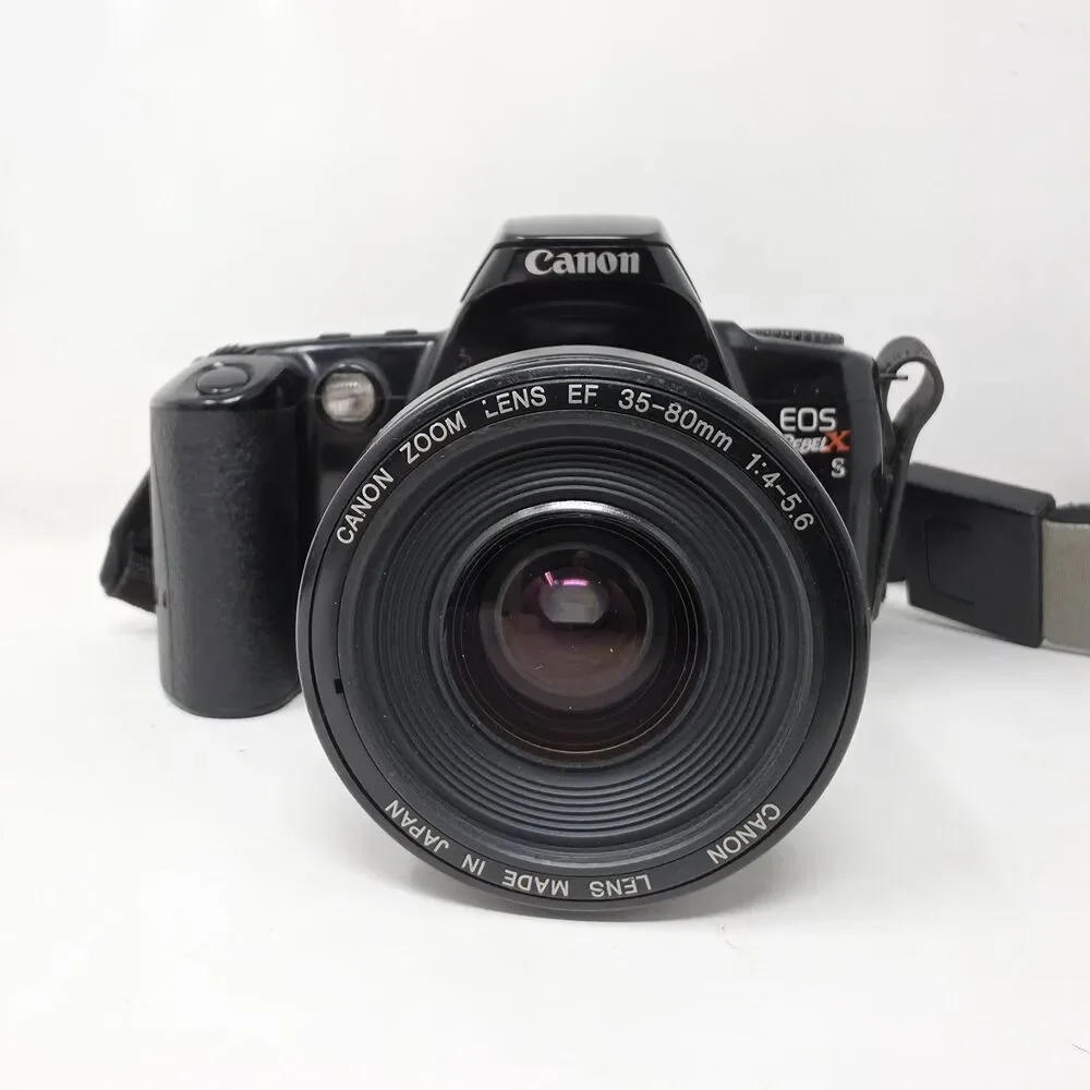 VTG Canon EOS Rebel X S 35mm Film SLR Camera w/ 35-80mm Zoom Lens 1:4-5.6 Tested